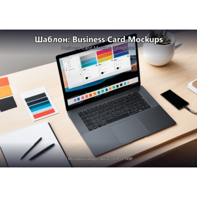 Шаблон: Business Card Mockups