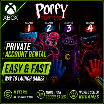 АРЕНДА Poppy Playtime: Chapter 1 & 2 & 3 & 4 [Xbox One & Xbox Series] Личный Аккаунт