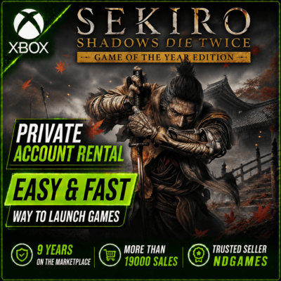 АРЕНДА Sekiro: Shadows Die Twice - GOTY Edition [Xbox One & Series] Личный Аккаунт
