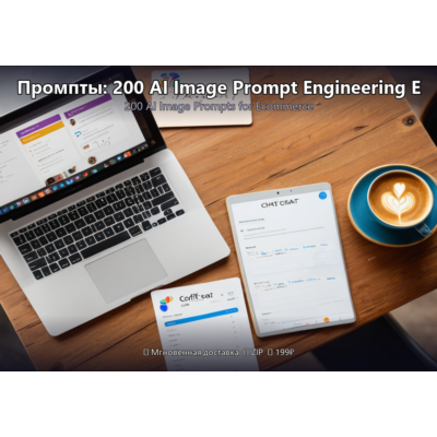 Промпты: 200 AI Image Prompt Engineering Ecommerce