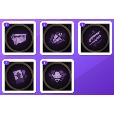 Hunt: Showdown 1896 Twitch Drops (5 Items) — Supply Crate + Random Charm +3 more