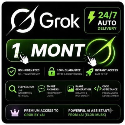 Grok 4.5 SuperGrok от xAI | Премиум-подписка | Мгновенный доступ
