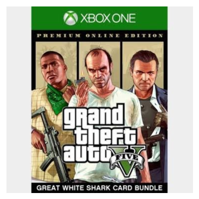 🎮❤️GRAND THEFT AUTO V AND CREAT WHITE SHARK CARD BUNDLE XBOX ONE🔑КЛЮЧ TR ЛИЦЕНЗИЯ