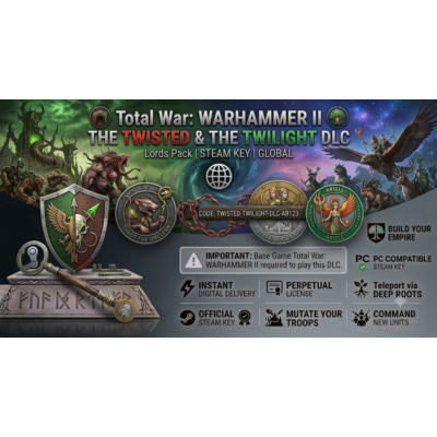 ⚔️ Total War: WARHAMMER II The Twisted & The Twilight DLC ✅ КЛЮЧ Steam | GLOBAL