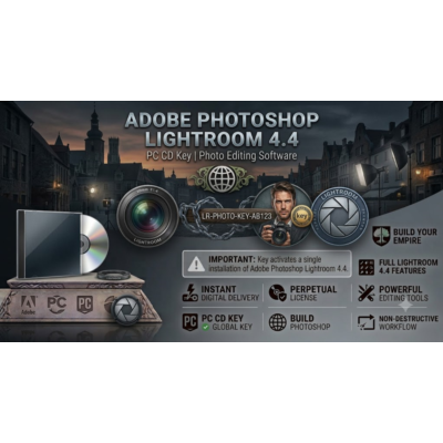 Adobe Photoshop Lightroom 4.4 PC CD Key – Программа для редактирования фото