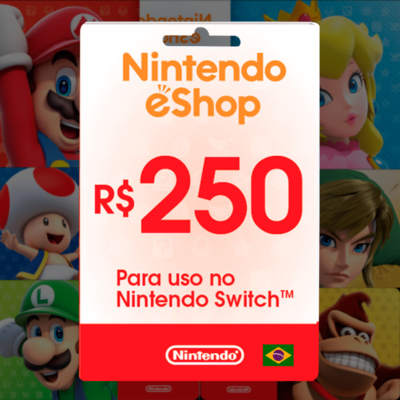 Подарочная карта Nintendo eShop Бразилия 250 BRL ключ |🔑Автоматическая доставка 24/7