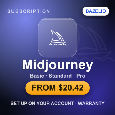 Midjourney Basic / Standard / Pro — подписка на ваш аккаунт · 1 месяц