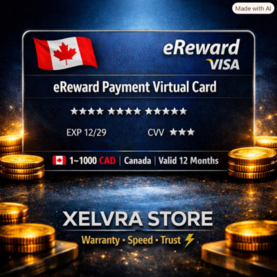 🇷🇺 eReward Виртуальная Платёжная Карта | 1–1000 CAD | Канада | ⏳ Действует 12 Месяц