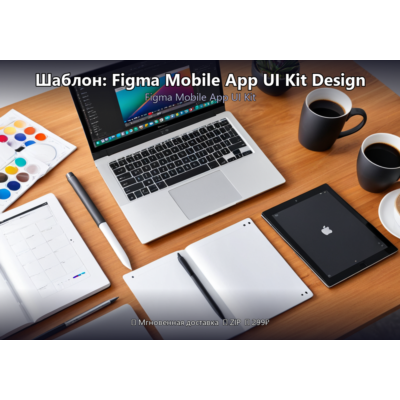 Шаблон: Mobile App UI Kit SVG Components