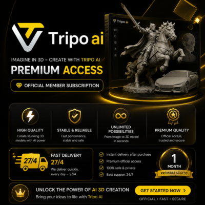 💎 TRIPO AI CREATOR | PRO | ГЕНЕРАТОР 3D-МОДЕЛЕЙ | 1 МЕСЯЦ | МГНОВЕННАЯ ДОСТА