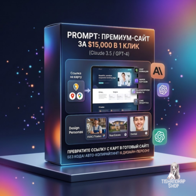 🔥 PROMPT: Премиум-сайт за $10,000 в 1 клик + DNS в подарок