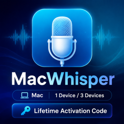 MacWhisper | Mac | 1 устройство / 3 устройства | Код бессрочной активации