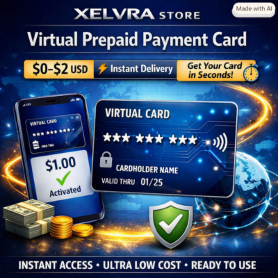 🌐 Виртуальная предоплаченная платёжная карта | $0–$3 USD | Мгновенная выдача