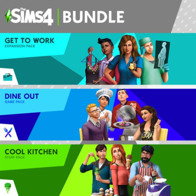 The Sims™ 4 Коллекция: «На работу!», «В ресторане» и «Классная кухня — Каталог» — Xbo