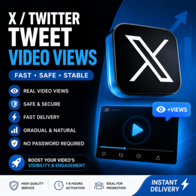 X / Twitter Tweet - Просмотры видео | Быстрая доставка | Без пароля
