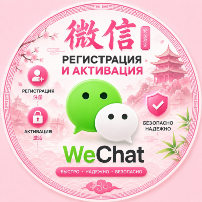 Разблокировка, регистрация и активация WeChat