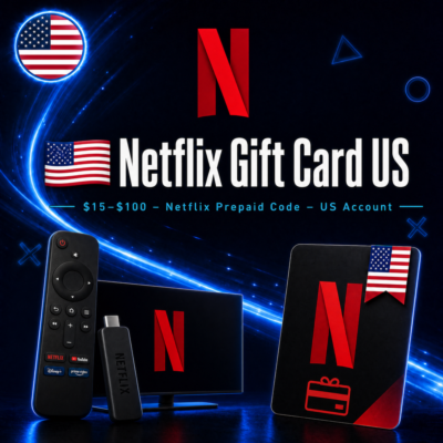 🇺🇸 Netflix Gift Card US | $15–$100 – Netflix Prepaid Code – US аккаунт