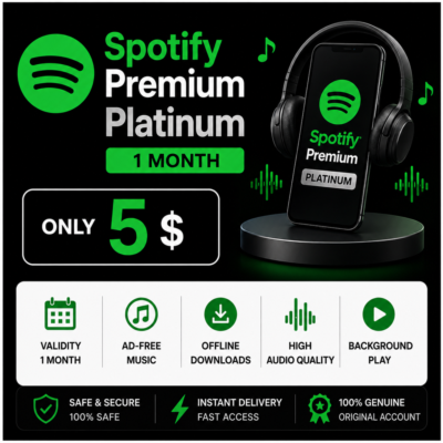 Spotify Premium Platinum — 1 месяц | Активация собственного аккаунта