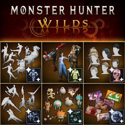 Monster Hunter Wilds: набор дополнительных косметических DLC — покупка на аккаунт | X