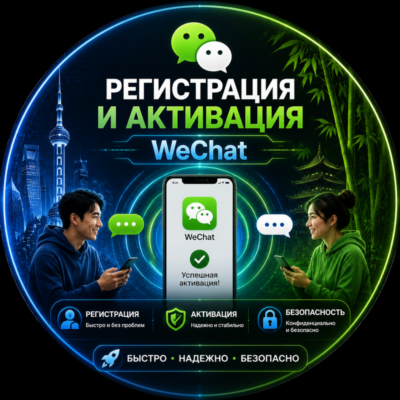 Регистрация + Активация WeChat