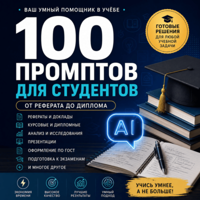 100 промптов ChatGPT для студентов — AI Student Pro 2026: учеба, работы и подготовка