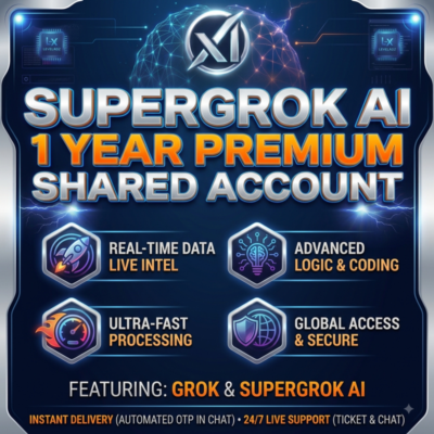 xAI Grok / SuperGrok Премиум Подписка 1 Год (12 Месяцев) | Мгновенно | Global | Общий