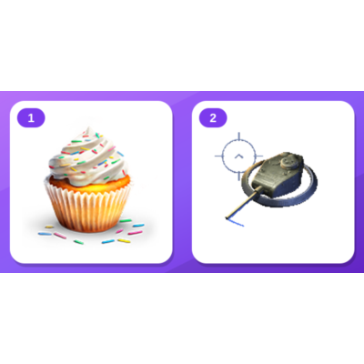 World of Tanks Twitch Drops (2 Items) — 5x Cupcake Tokens + 5x directives