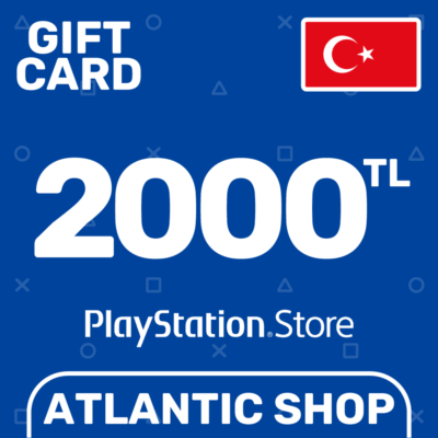 ⭐️Карта Пополнения PSN 2000 TL (TRY) Турция