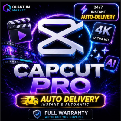 ⚡ 24/7 МГНОВЕННАЯ АВТО ВЫДАЧА | CapCut Pro Premium | Личный Аккаунт [5-7 Дней]