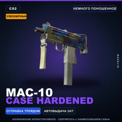 Сувенирный MAC-10 | Case Hardened | Немного поношенное · Скин Counter-Strike 2