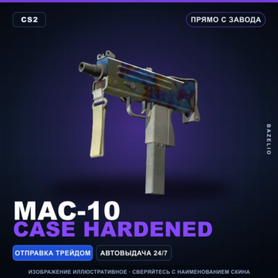 MAC-10 | Case Hardened | Прямо с завода · Скин Counter-Strike 2