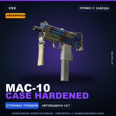 Сувенирный MAC-10 | Case Hardened | Прямо с завода · Скин Counter-Strike 2