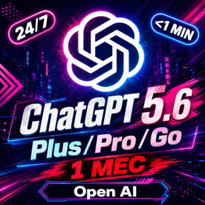 [24/7] ChatGPT 5.6 PLUS на 1 месяц | GO | PRO 5X / 20X | SORA