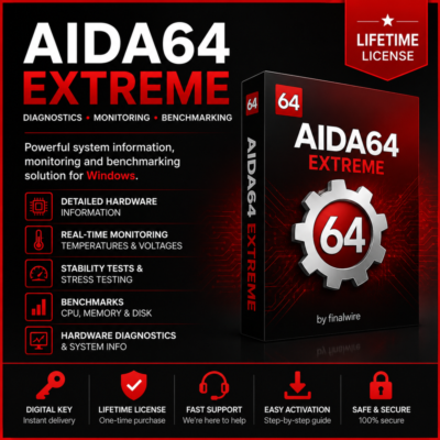 AIDA64 Extreme для Windows | Lifetime License | Цифровой ключ