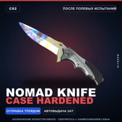 ★ Nomad Knife | Case Hardened | После полевых испытаний · Скин Counter-Strike 2