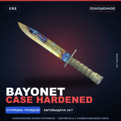 ★ Bayonet | Case Hardened | Поношенное · Скин Counter-Strike 2