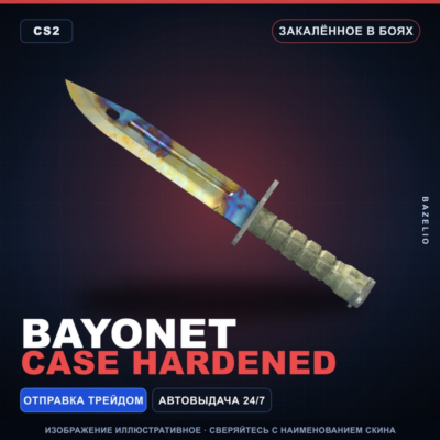 ★ Bayonet | Case Hardened | Закалённое в боях · Скин Counter-Strike 2