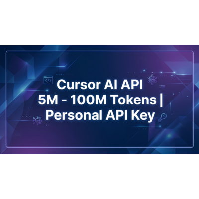 Cursor AI API 5M - 100M Токенов | Личный API-ключ