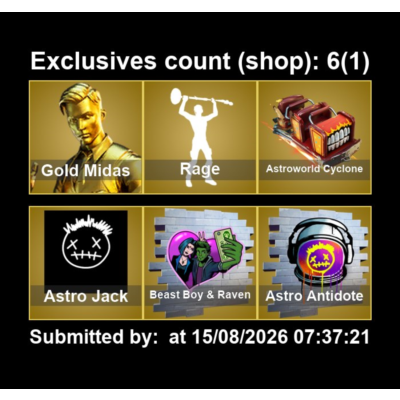 Мгновенный доступ • FN (все платформы) • 53 skins • Gold Midas • Joey • Полный доступ