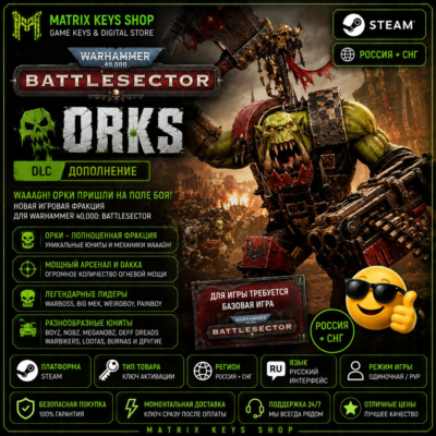 Warhammer 40,000: Battlesector – Orks (Steam/Ключ) Россия+СНГ