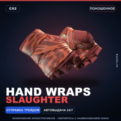 ★ Hand Wraps | Slaughter | Поношенное · Скин Counter-Strike 2
