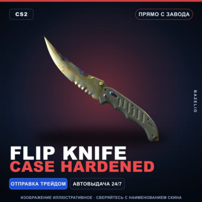 ★ Flip Knife | Case Hardened | Прямо с завода · Скин Counter-Strike 2