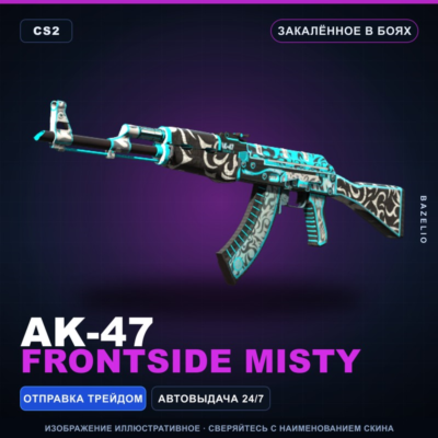 AK-47 | Frontside Misty | Закалённое в боях · Скин Counter-Strike 2