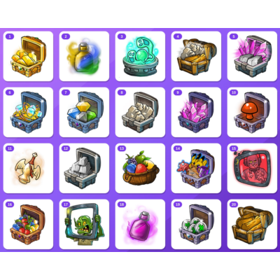 Shakes and Fidget Twitch Drops (20 Items) — Gilded Package + Potion Package +18 more
