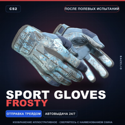 ★ Sport Gloves | Frosty | После полевых испытаний · Скин Counter-Strike 2