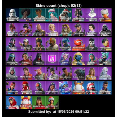 FN (все платформы) • 52 skins • First Order Stormtrooper • 700 VB • Полный доступ