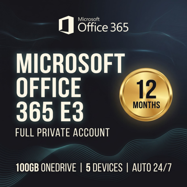 Аккаунт Microsoft Office 365 E3 | 15 Устройств (ПК/Mac/Моб) | 100GB | Автовыдача