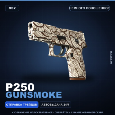 P250 | Gunsmoke | Немного поношенное · Скин Counter-Strike 2