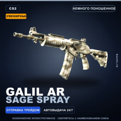 Сувенирный Galil AR | Sage Spray | Немного поношенное · Скин Counter-Strike 2