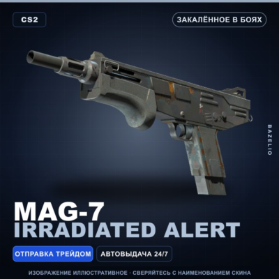 MAG-7 | Irradiated Alert | Закалённое в боях · Скин Counter-Strike 2